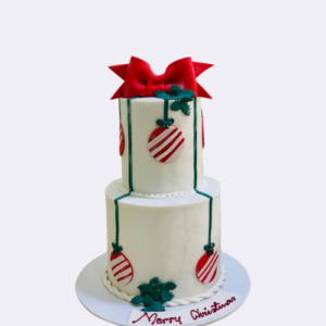 Christmas tiered Cake