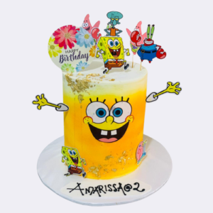 Spongebob square pants cake